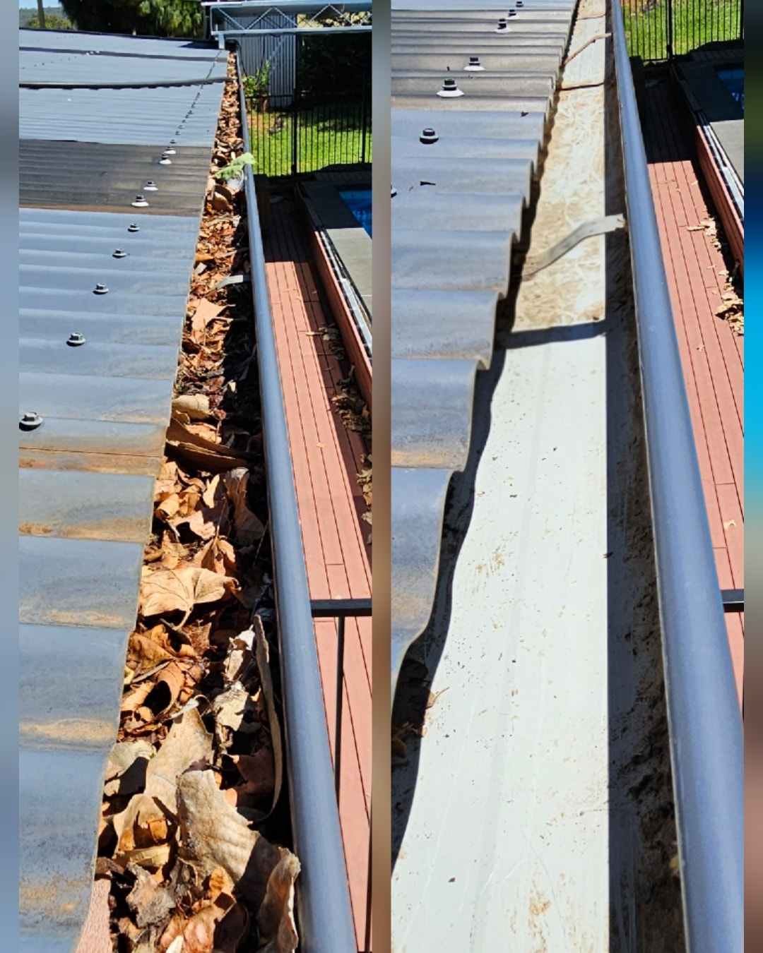 Solar array cleaning process