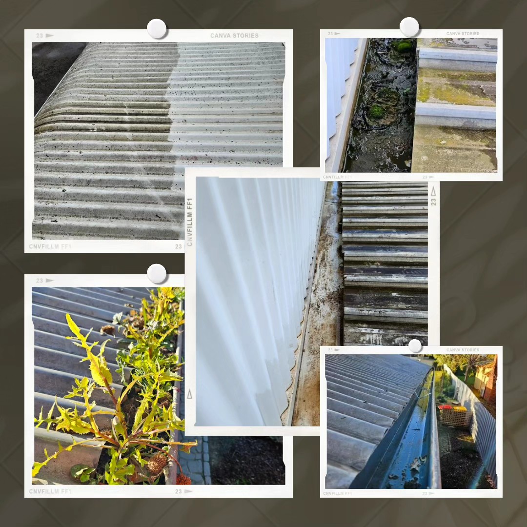House wash high pressure water cleaner transformation